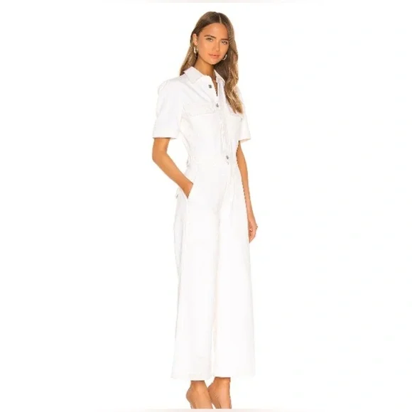 Citizens of Humanity Size 6 Miki Jumpsuit in White Willow NEW!